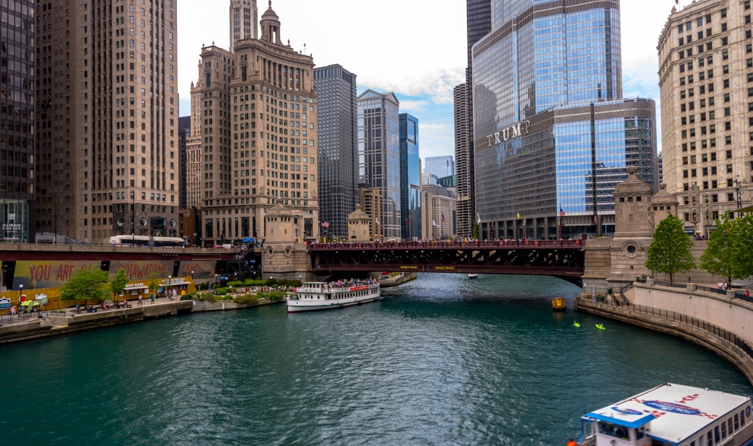 DuSable Bridge and the River Mouth