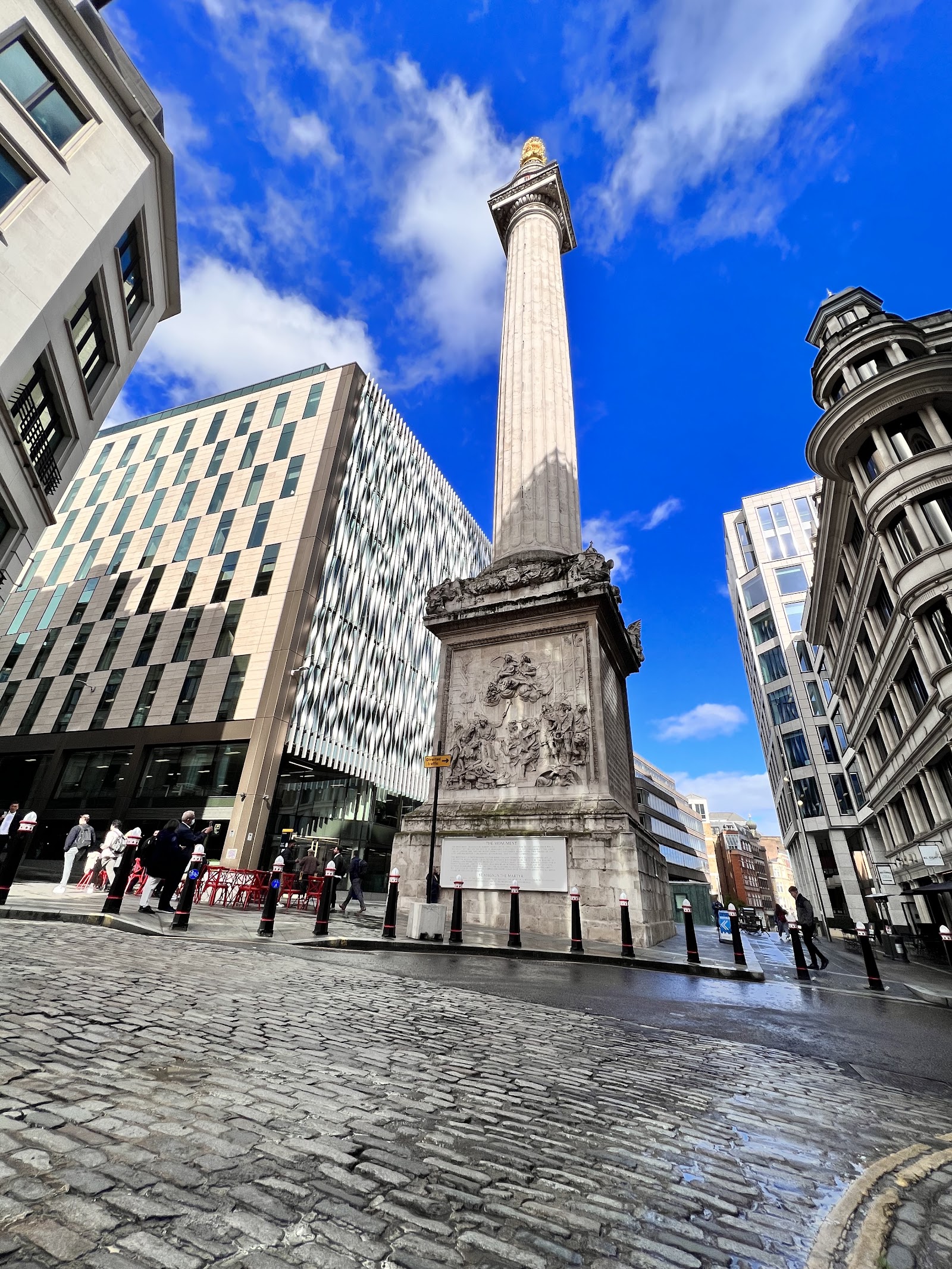 The Monument & Pudding Lane